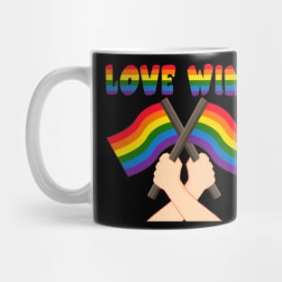 Love Wins, Love Wins design Mug